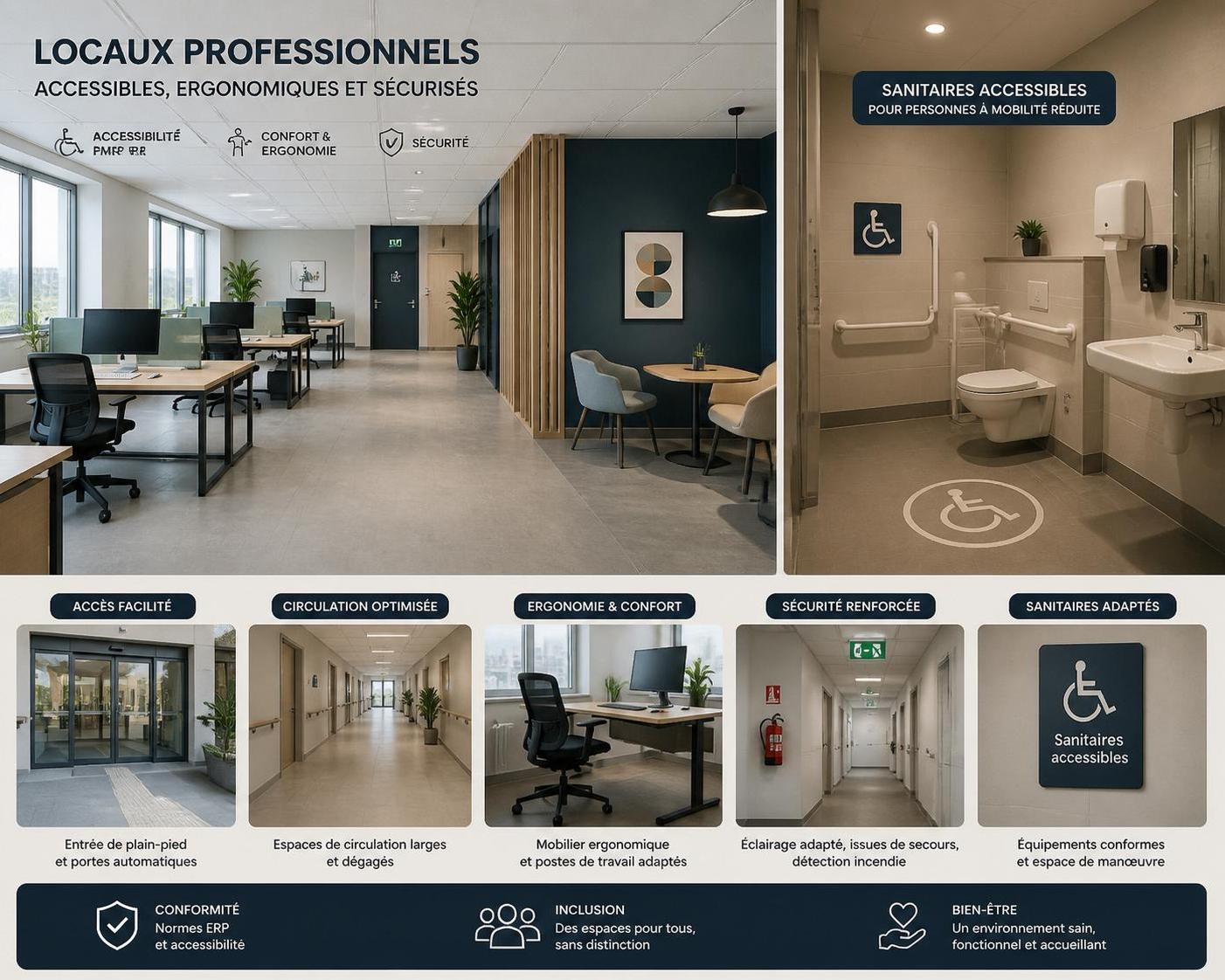 découvrez les obligations des employeurs concernant le code du travail et les sanitaires accessibles aux personnes à mobilité réduite (pmr). guide complet pour garantir conformité et accessibilité.
