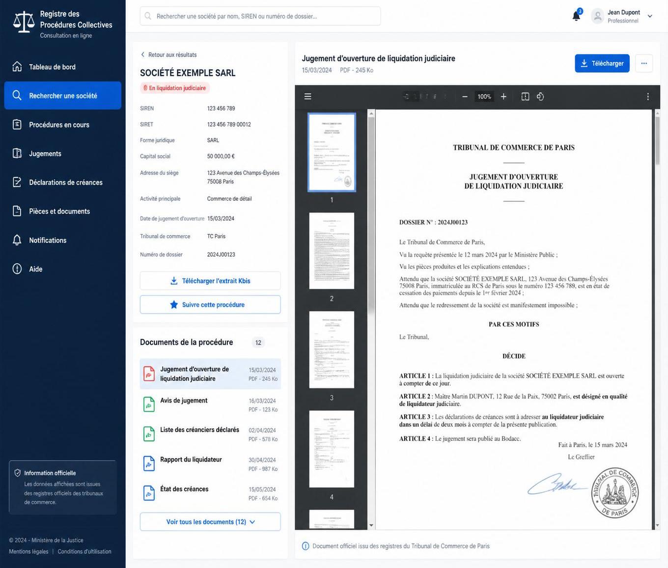 découvrez comment consulter facilement les fichiers officiels des sociétés en liquidation judiciaire pour rester informé des procédures en cours.