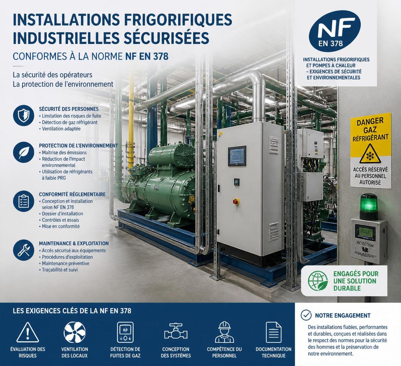 découvrez les exigences clés de la norme nf en 378 pour garantir la sécurité et la conformité des installations frigorifiques, essentielles pour prévenir les risques et optimiser la performance.