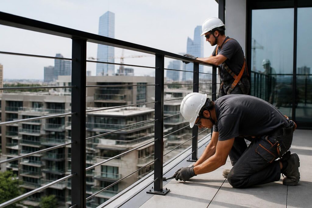 découvrez les exigences réglementaires et les normes essentielles pour garantir la sécurité d'un garde-corps horizontal conforme.