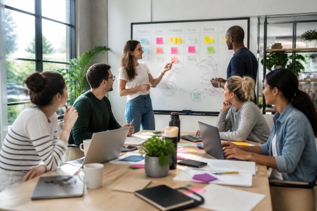 découvrez les principes essentiels du management agile et des exemples concrets d’application en entreprise pour améliorer la flexibilité, la collaboration et la performance.