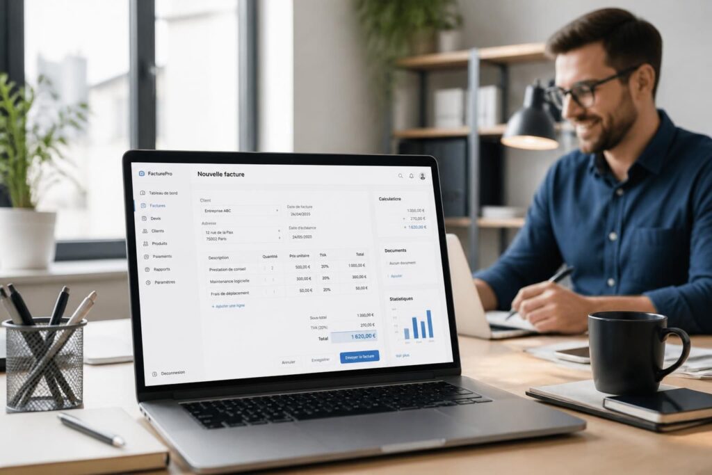découvrez le générateur de facture gratuit de digitalise-tes-factures.fr, un outil facile à utiliser pour créer, personnaliser et gérer vos factures en ligne rapidement et efficacement.