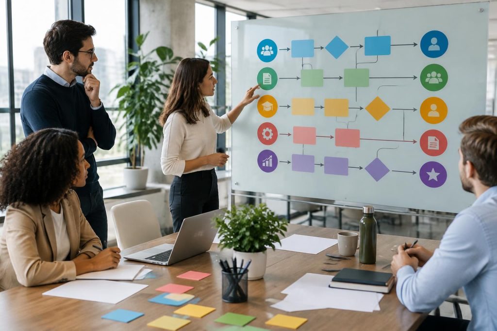 découvrez des exemples de cartographie des processus rh pour structurer les activités, clarifier les responsabilités et optimiser la gestion des ressources humaines.