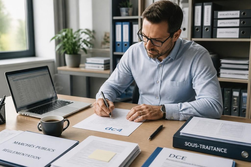 DC4 sous traitance : comprendre le formulaire et ses usages dans les marchés publics